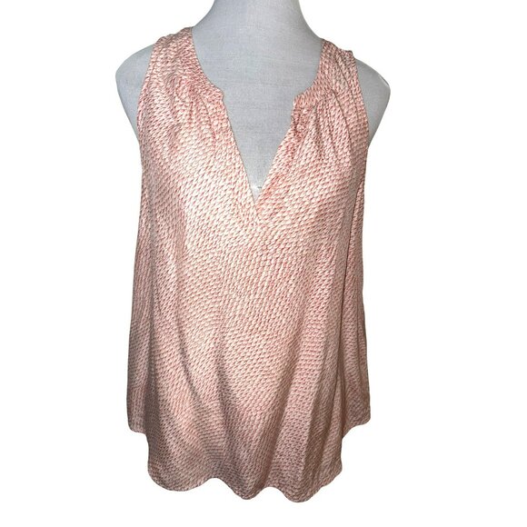 Joie 100% Silk Sleeveless V-Neck Blouse Tank Top Size Medium - Picture 1 of 7